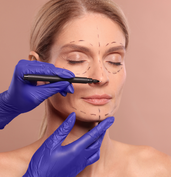 visage femme chirurgie beauté