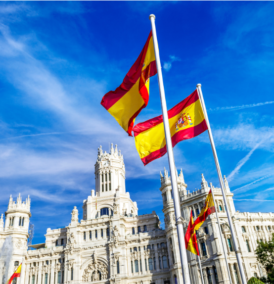 drapeaux espagnoles