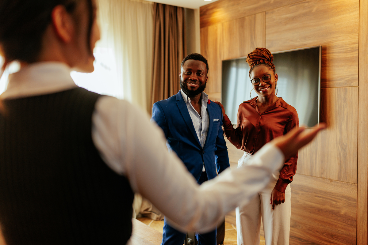 couple dans un hotel