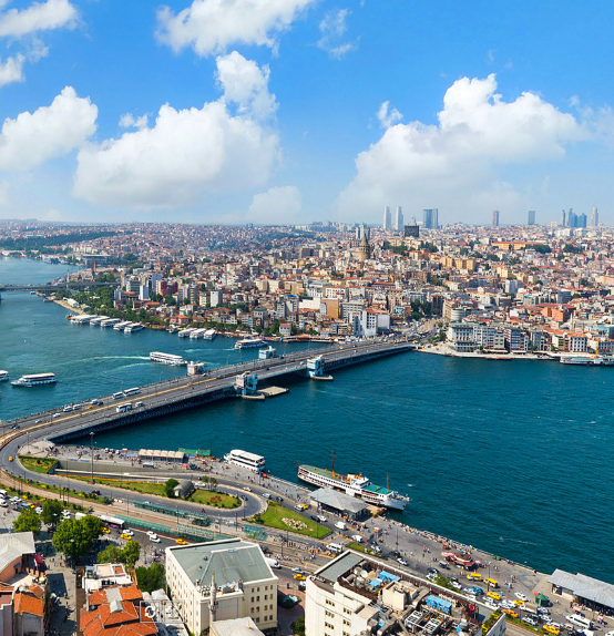 image dune ville avec un pont